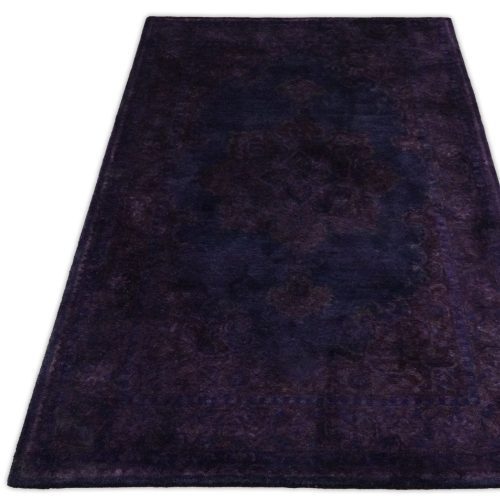 3x5 4x6 5x8 6x9 8x11 and 9x12 blue and purple plum handmade overdyed premium wool area rug 478622