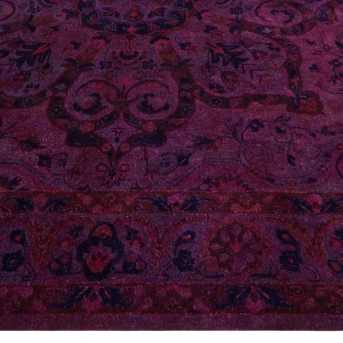 3x5 5x8 8x11 pink wine and blue overdyed classic wool area rug 511744