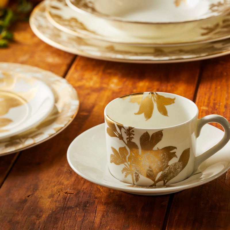 Arbor Gold Cup Saucer WoodSurface ALT1 SQ