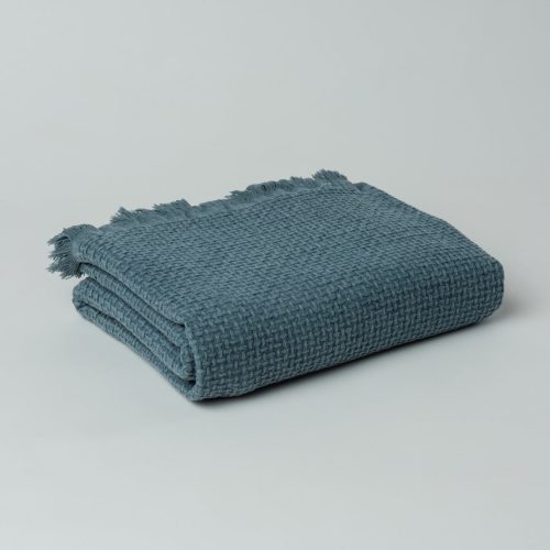 Arya Throw Blanket BlueishGray2