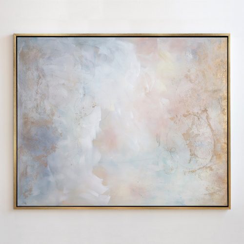 Blushing Breeze 4x5 Large Gold Horz