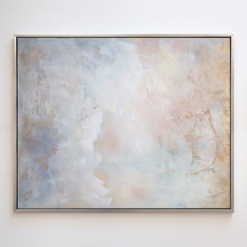 Blushing Breeze 4x5 Large Silver Horz