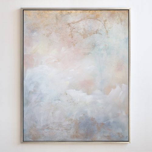 Blushing Breeze 4x5 Large Silver Vert