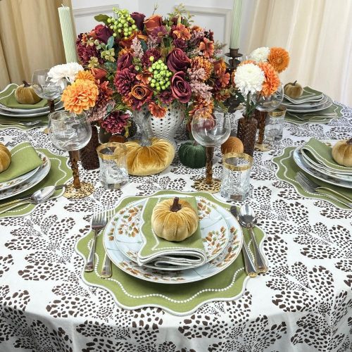 Brown Kelli Tablecloth