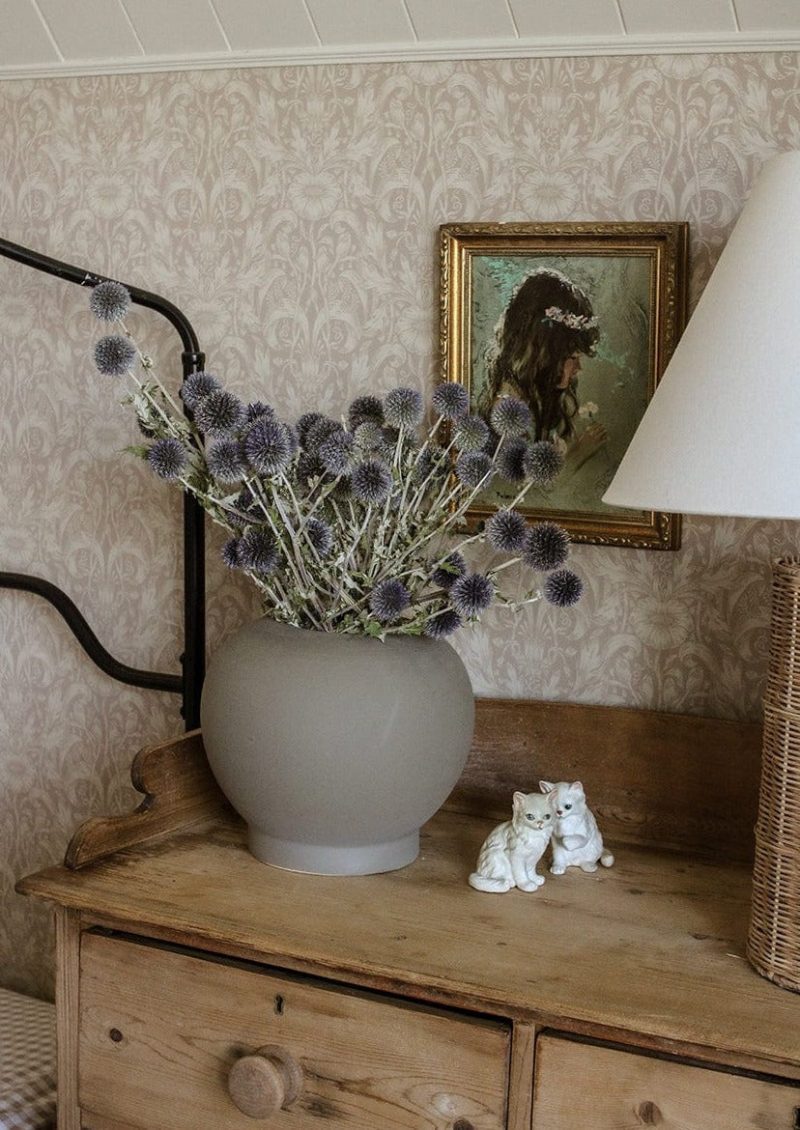 Dried Blue Echinops Thistles