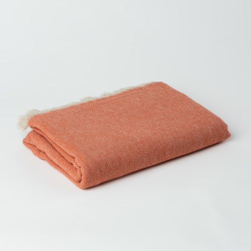 Ekani Throw Blanket terracotta