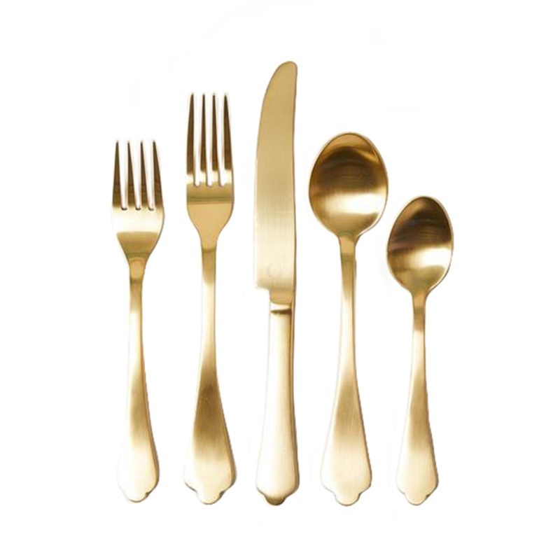 Farmhouse Pottery Essex Flatware Brushed Gold Weston Table SP