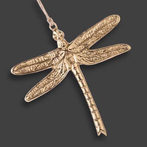 Gold Dragonfly ornament 1