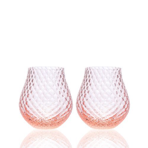 Phoebe Stemless Wine ROSE SILO SQ