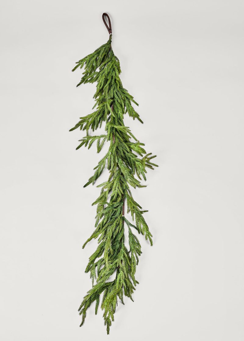 REG MTX58507 GRN Afloral Real Touch Norfolk Pine Garland 1