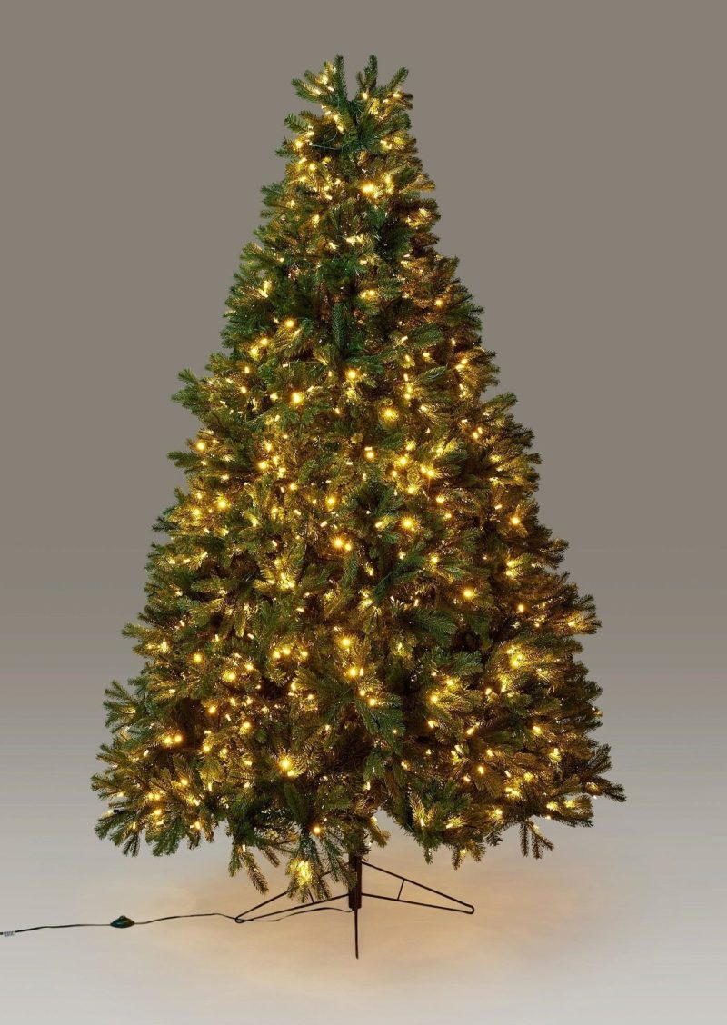 REG MTX60710LBSCB Large Artificial Spruce Christmas Tree LED Lights