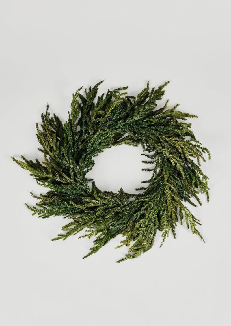 REG MTX61215 NAGR Afloral Real Touch Norfolk Pine Wreath