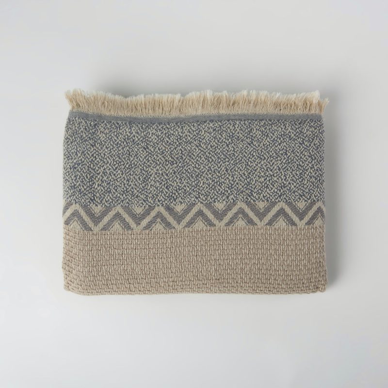 Ross turkish throw blanket taupe