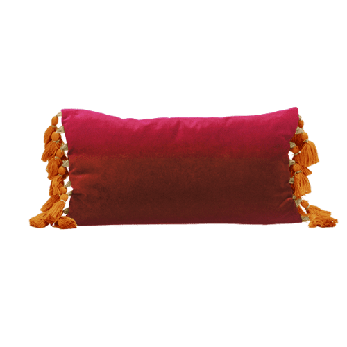 SilhouetteTheRitzVelvetPillowFuschia withVerymoreMarmaladeTrimV4600x600