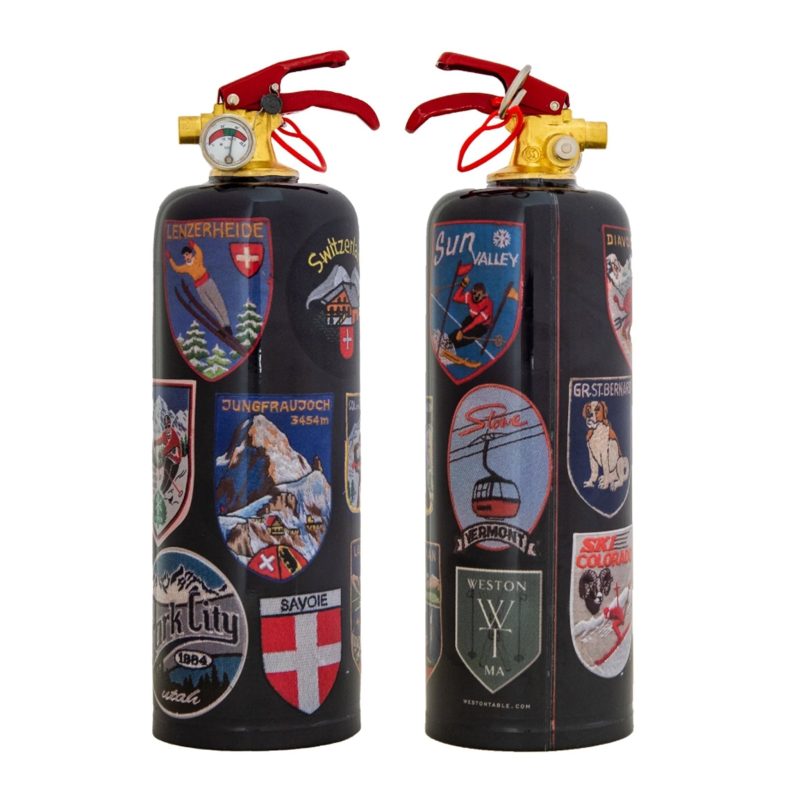 Ski Patches Fire Extinguisher Weston Table SP