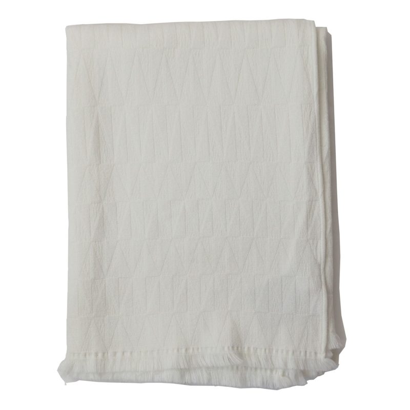 X Apex Cotton Throw Snow White 20482048