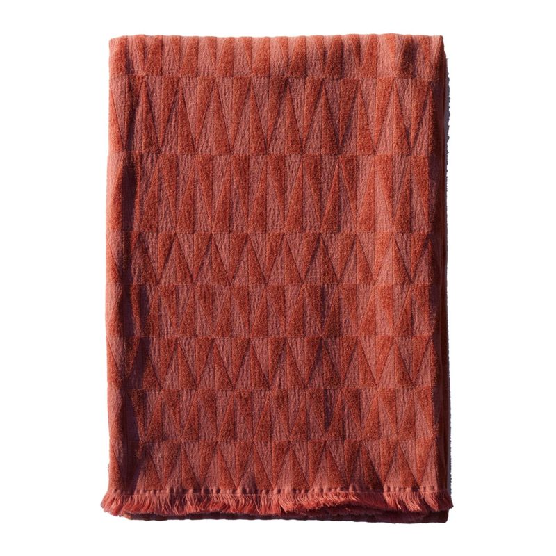 X Apex Cotton Throw Terracotta 20482048