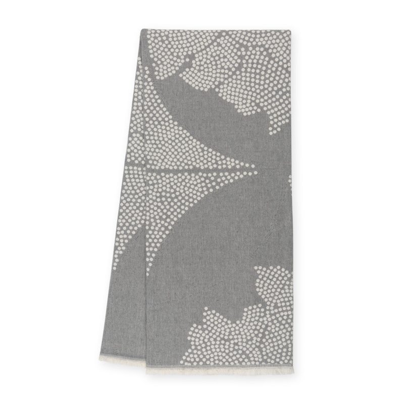 X Atlas Cotton Throw Pewter 20482048