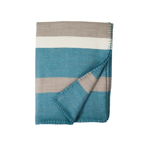 X Block Stripe Alpaca Throw Block Stripe Peacock Taupe 20482048