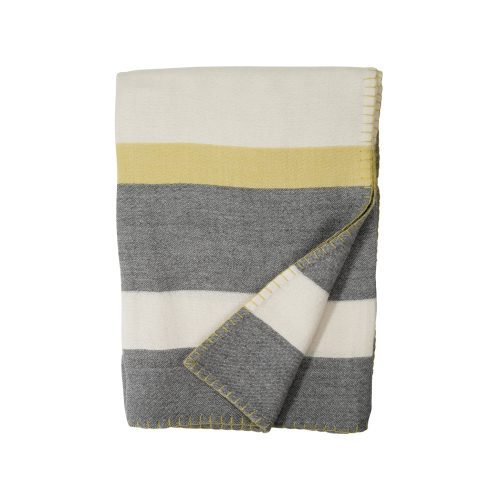 X Block Stripe Alpaca Throw Citrus Grey 20482048