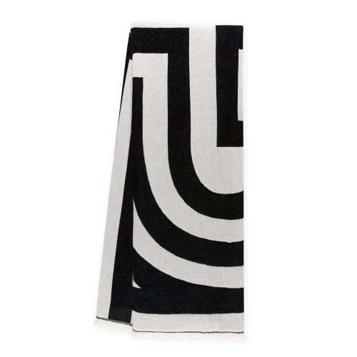 X Deco Cotton Throw Black 20482048