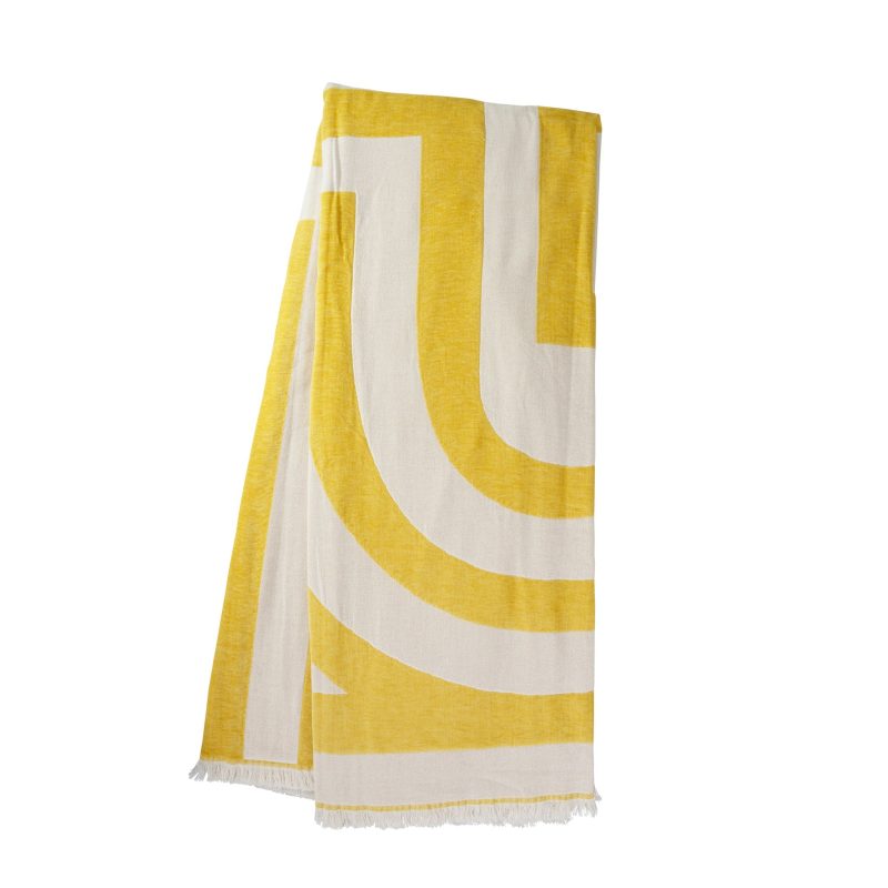 X Deco Cotton Throw Meyer Lemon 20482048