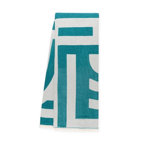 X Deco Cotton Throw Peacock 20482048