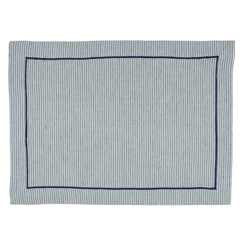 X Elsa Cotton Placemat Peacock Natural 20482048