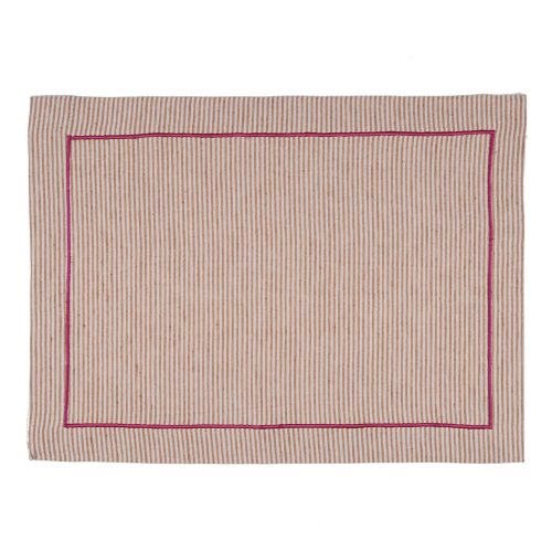 X Elsa Cotton Placemat Terracotta Natural 20482048