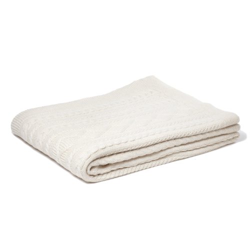 X Howard Cable Alpaca Throw Natural 20482048