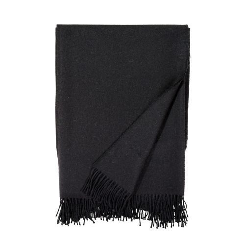 X Madison Alpaca Throw Black 20482048