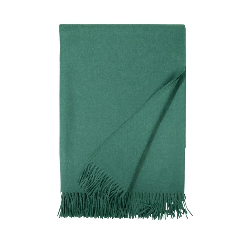 X Madison Alpaca Throw Dark Emerald 20482048