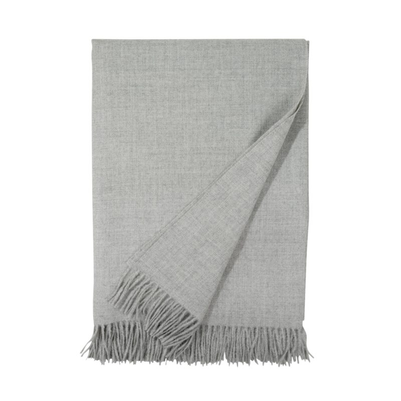 X Madison Alpaca Throw Heather Grey 20482048