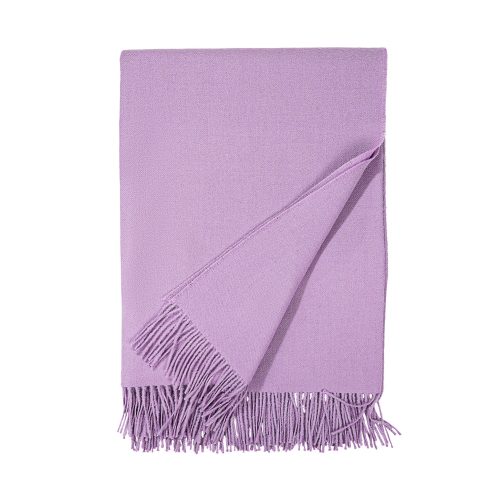 X Madison Alpaca Throw Lavender 20482048