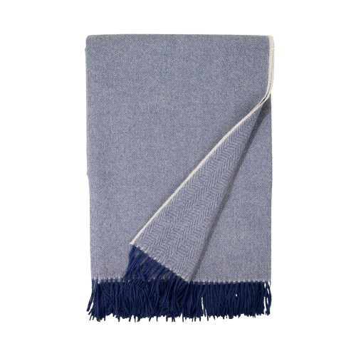 X Madison Alpaca Throw Marine Blue HB 20482048