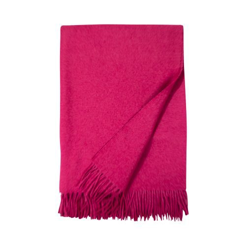 X Madison Alpaca Throw Raspberry 20482048