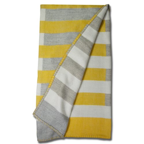 X Sonia Alpaca Throw Goldenrod Heather Grey 20482048