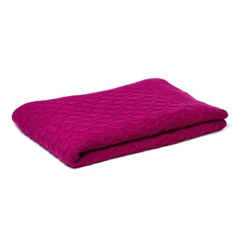 X Theo Texture Alpaca Throw Peony 20482048