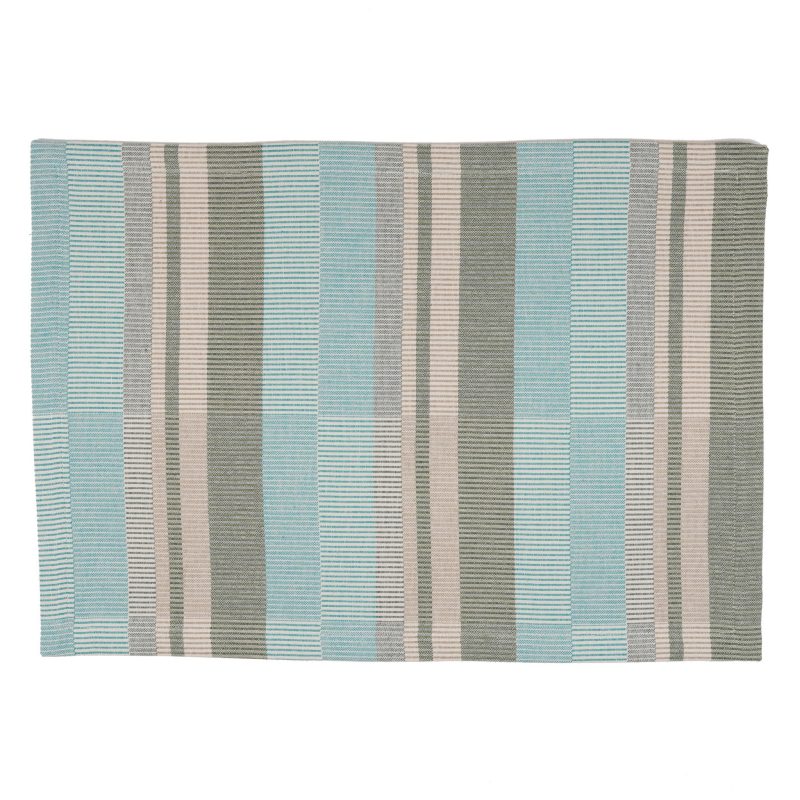 X Viola Cotton Placemat Aqua Green 20482048