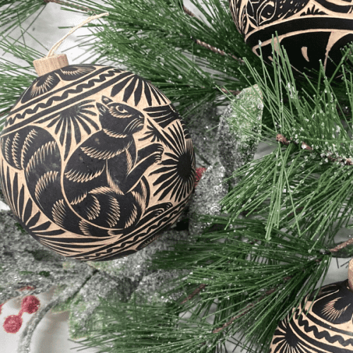 black gourd ornaments 2