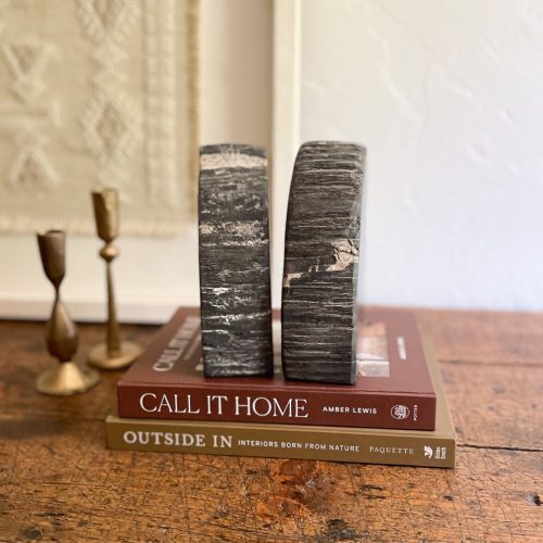 petrified wood bookend pair 465861