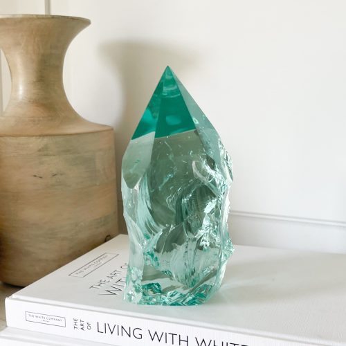 rustic green glass point 546600