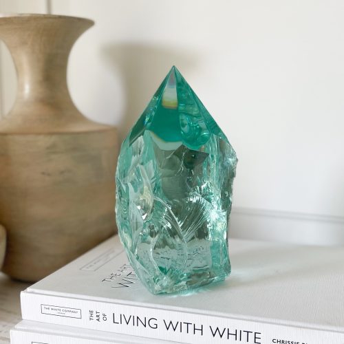 rustic green glass point 931993